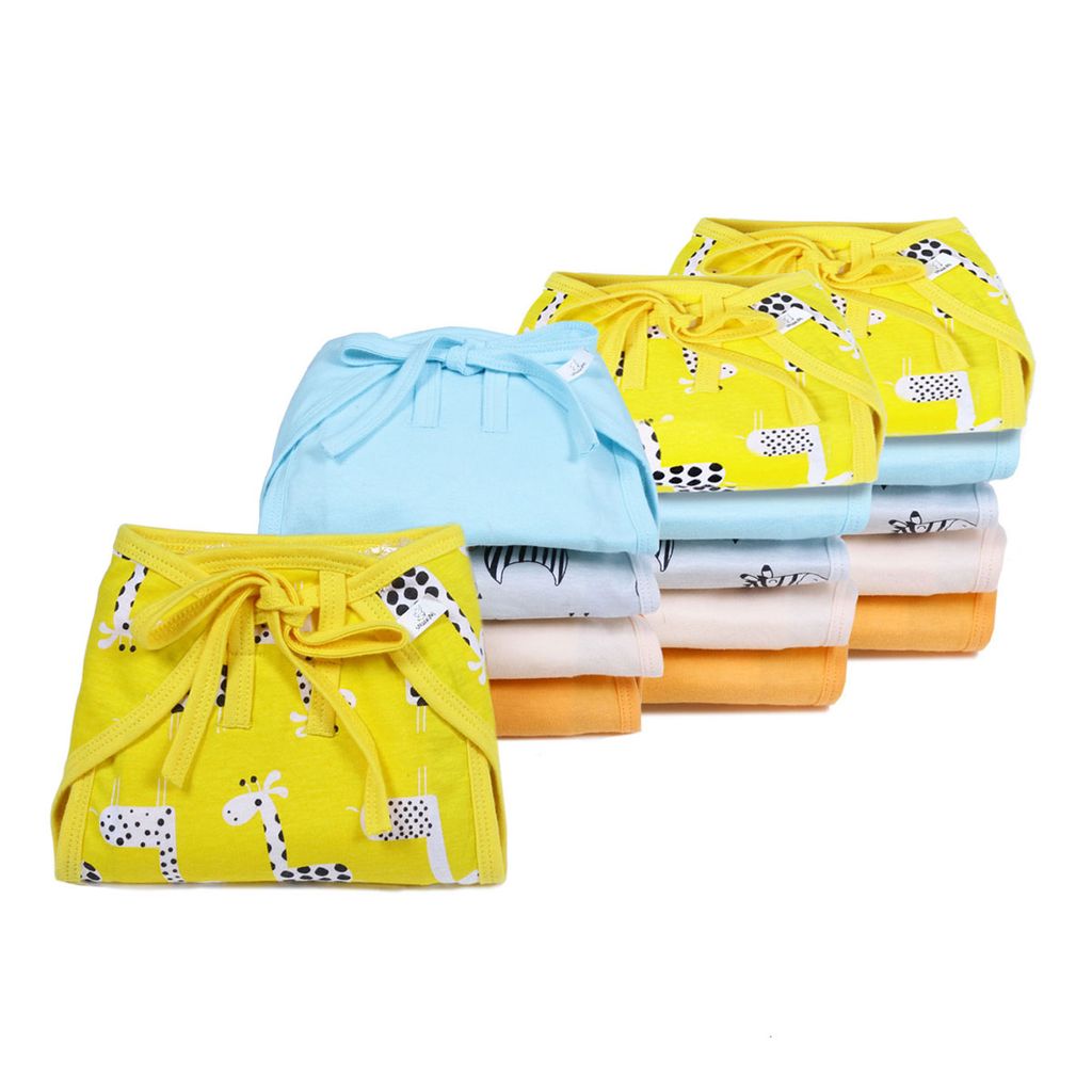 Snugkins 100% Cotton Nappy Large Size (5-10Kg) Pack of 15 - SnugBuns