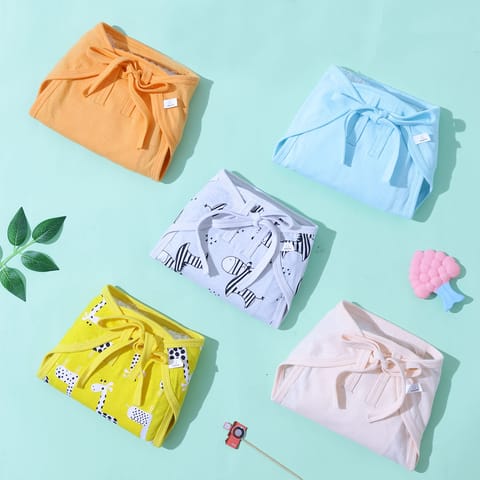 Snugkins 100% Cotton Nappy Large Size (5-10Kg) Pack of 15 - SnugBuns