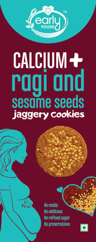 Early Foods Ragi & Sesame Jaggery Cookies 150g