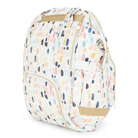 Haus And Kinder Diaper Bag - Pack of 1 | Art On Canvas Diaper Bag | Diaper Bag For New Born Baby | Diaper Bags For Mom For Travel | Diaper Bags For Mom