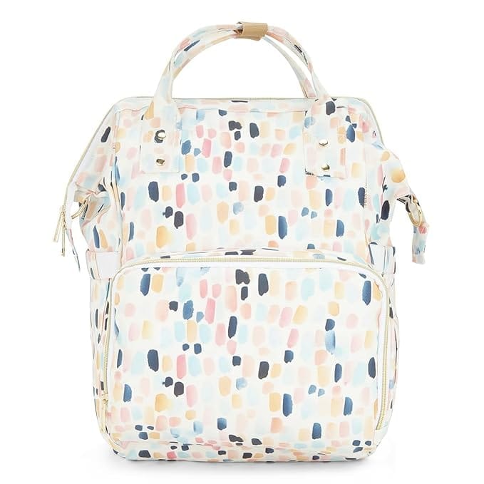 Haus And Kinder Diaper Bag - Pack of 1 | Art On Canvas Diaper Bag | Diaper Bag For New Born Baby | Diaper Bags For Mom For Travel | Diaper Bags For Mom