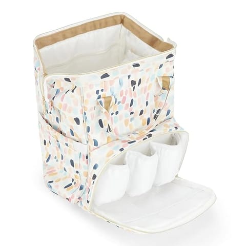 Haus And Kinder Diaper Bag - Pack of 1 | Art On Canvas Diaper Bag | Diaper Bag For New Born Baby | Diaper Bags For Mom For Travel | Diaper Bags For Mom