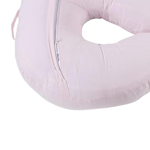 haus & kinder Newborn Nursing Feeding Pillow, Breastfeeding Pillows with Removable Cover, Infant Support for Baby & Mom Cradle 0-24 Months (Butterfly Garden, Cotton Poplin, Multicolor)