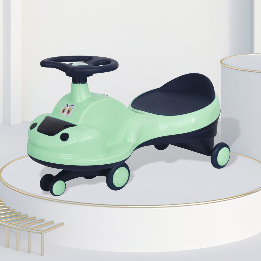 R for Rabbit Iya Iya Zippy Swing Car For Kids Sea Green