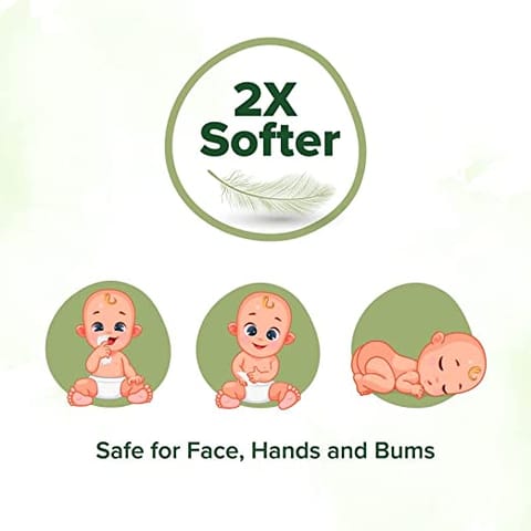 Allter 99% Water Baby Wipes, Pack of 1 (72  wipes)- Unscented, 2X Softer, Plant based