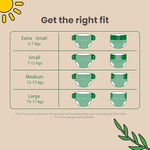 Mother Sparsh Plant Powered Cloth Diaper for Babies-Free Size | Medical Grade Fabric with 100% Organic Cotton | Reusable 13 Layer Breathable Soaker with Built-in Booster Pad | (Comfy Cuddles)