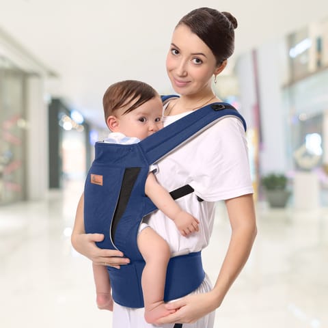 R for Rabbit Comfy Hug Ergo 2-In-1 Baby Carrier Blue