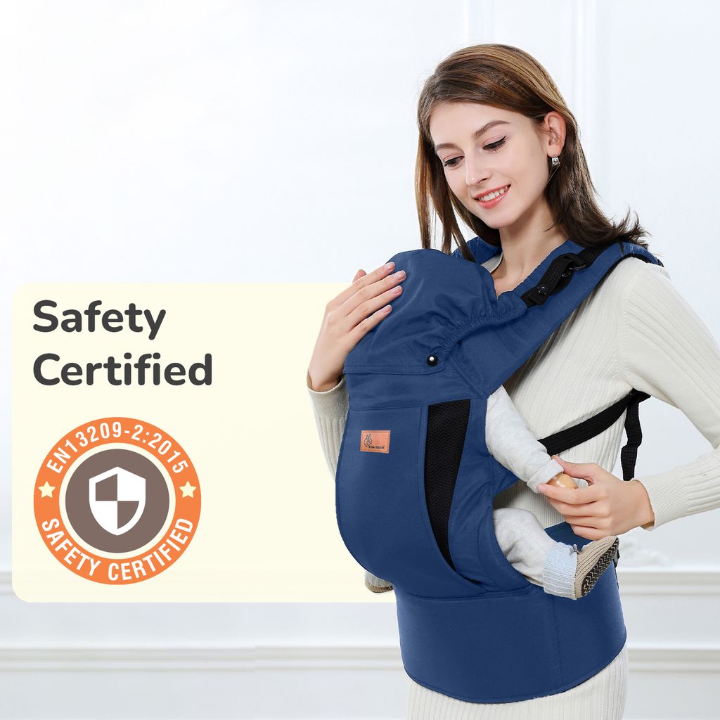 R for Rabbit Comfy Hug Ergo 2-In-1 Baby Carrier Blue
