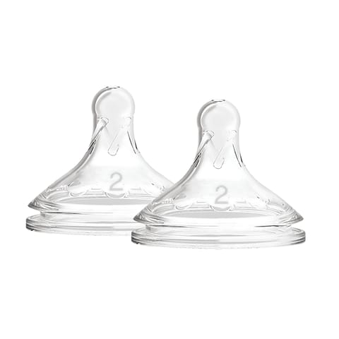 Dr. Brown's Options+ Wide-Neck Baby Bottle Nipple (Level 2)