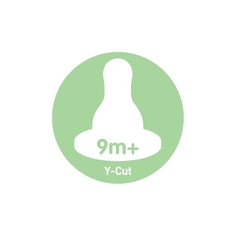 Dr. Brown's Natural Flow Y Cut Standard Nipple 2 Pcs (Pack of 2, White)