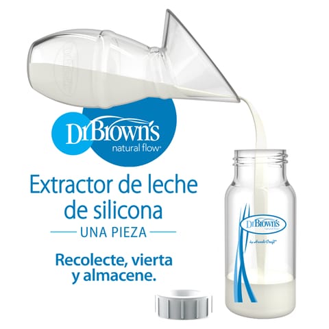 Dr. Brown's One-Piece Silicone Breast Pump With 120 Ml Pp W-N Options+ Baby Bottle