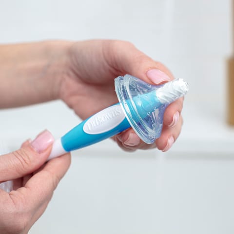Dr. Brown's Bottle Plastic Brush, Blue, (Pack of 1)