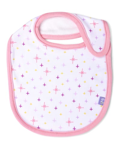 Mi Arcus Cotton Printed Feeding Bib Pack Of 3  for 0-3 Months Kids Newborn