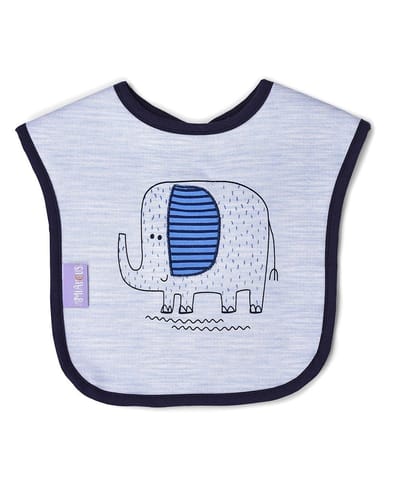 Mi Arcus Cotton Printed Feeding and Weaning Bib for 3-6 Months Kids Newborn Pack of 2