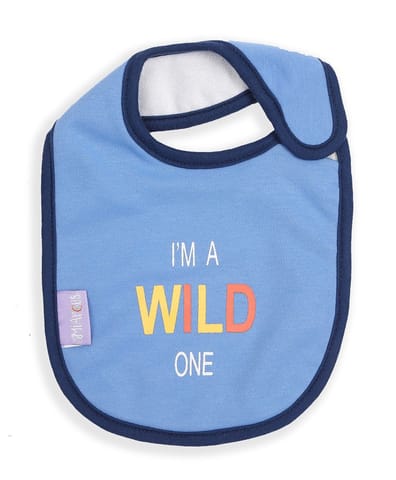 Mi Arcus Cotton Dino Printed Feeding Bib for 0-3 Months Kids Newborn Pack of 3