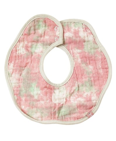 Mi Arcus Cotton Floral Printed Feeding Bib for 0-3 Months Kids Newborn Pack of 2