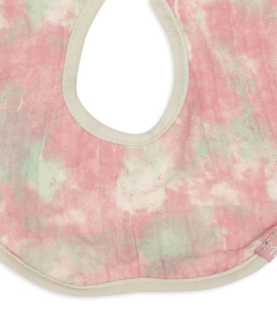 Mi Arcus Cotton Floral Printed Feeding Bib for 0-3 Months Kids Newborn Pack of 2