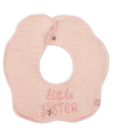 Mi Arcus Cotton Floral Printed Feeding Bib for 0-3 Months Kids Newborn Pack of 2