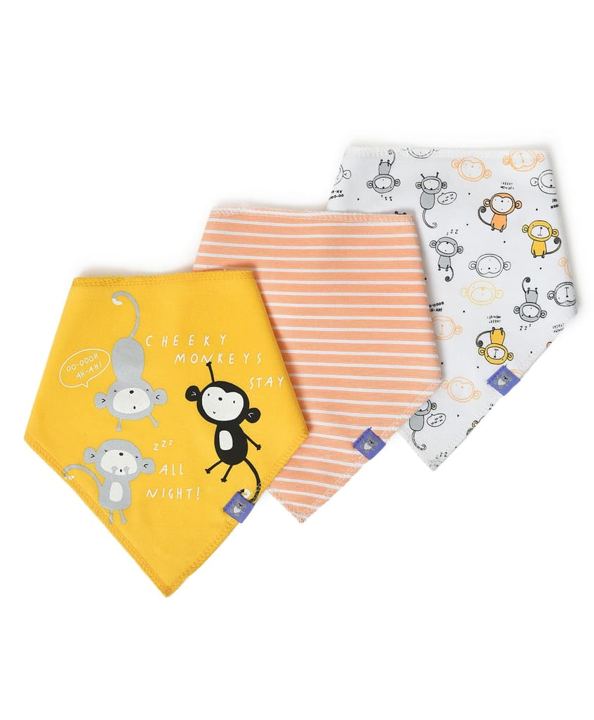 Mi Arcus Triangle Bib for 6 Months Plus Pack of 3
