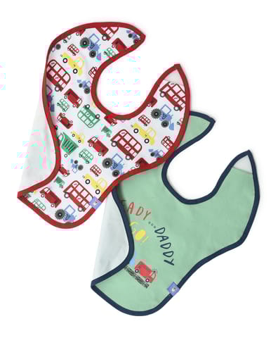Mi Arcus Weaning Feeding Bib for 6 Months plus Kids Pack of 2