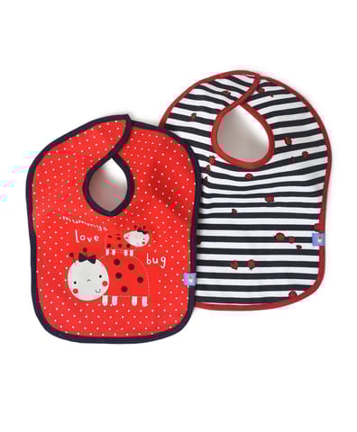 Mi Arcus Weaning Feeding Bib for 6 Months plus Kids Pack of 2