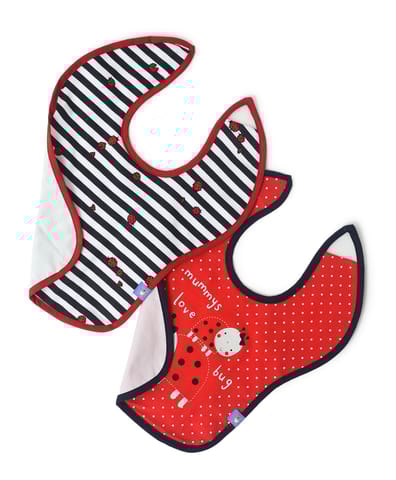 Mi Arcus Weaning Feeding Bib for 6 Months plus Kids Pack of 2