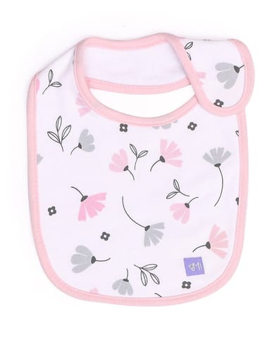 Mi Arcus Cotton Printed Feeding Bib Set for Kids Newborn Pack of 3