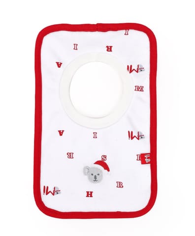 Mi Arcus Cotton Printed Feeding and Weaning Bib Set for 3-6 Months Comfortable for Kids Newborn Pack of 2 Feeding