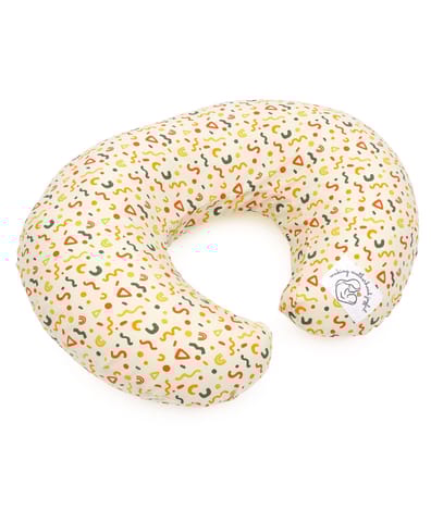 Mi Arcus Burpy Breast and Bottle Feeding Pillow for New Born Babies  Infant  Nursing Feeding Pillow C Shape Yellow Color