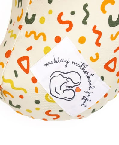 Mi Arcus Burpy Breast and Bottle Feeding Pillow for New Born Babies  Infant  Nursing Feeding Pillow C Shape Yellow Color