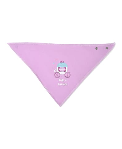 Mi Arcus Cotton Printed Triangle Feeding Bib Set for 0-3 Months  Kids Newborn Pack of 3 Feeding  and Gifting Apron Bib