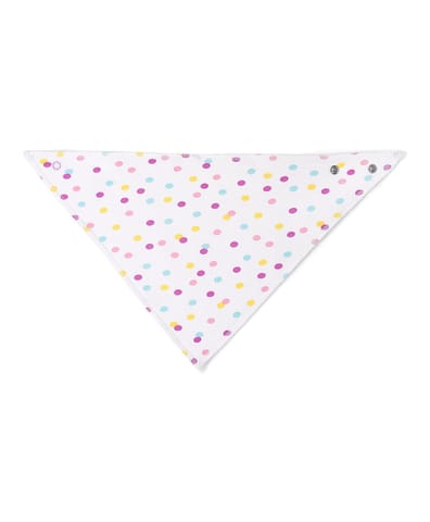 Mi Arcus Cotton Printed Triangle Feeding Bib Set for 0-3 Months  Kids Newborn Pack of 3 Feeding  and Gifting Apron Bib