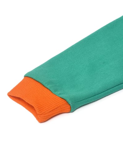 Mi Arcus Colorblock Hooded Sweatshirt with Zipper Closure