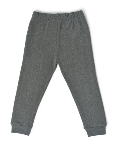 Mi Arcus Grey Knitted Thermal Sweatshirt with Jogger Set