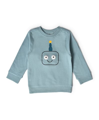 Mi Arcus Grey Sweatshirt with Pyjama Set for Kids