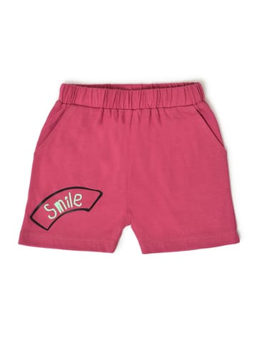 Mi Arcus Smile Print Regular Fit Shorts for Kids Pack of 3
