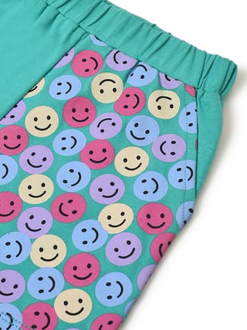 Mi Arcus Smile Print Regular Fit Shorts for Kids Pack of 3