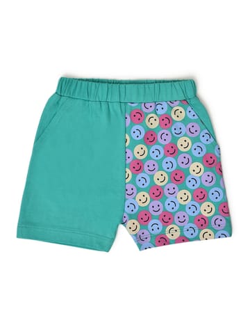 Mi Arcus Smile Print Regular Fit Shorts for Kids Pack of 3