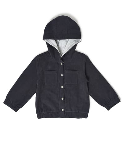 Mi Arcus Corduroy Hooded Jacket for Kids