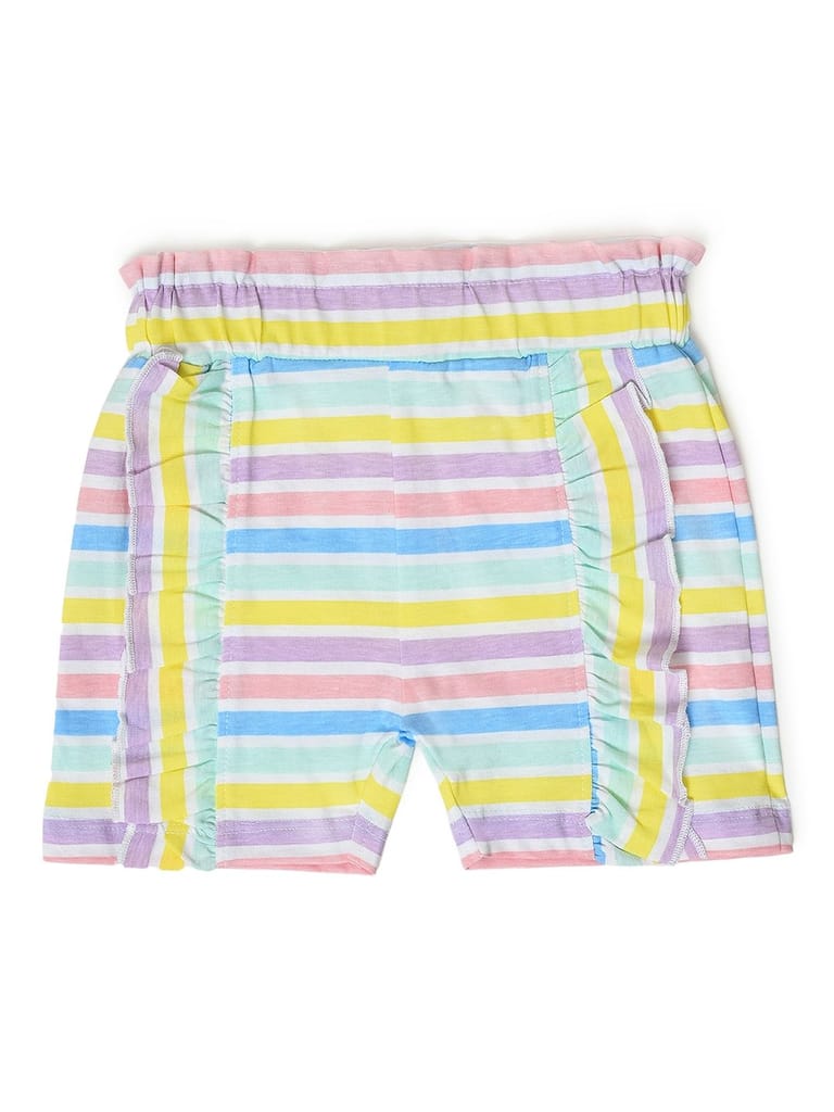 Mi Arcus Ruffled Shorts for Girls Pack of 2