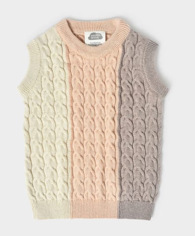 MI Arcus Colorblock Sleeveless Sweater for Kids