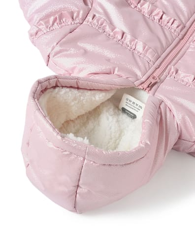 Mi Arcus Brown Full Sleeve Hooded Jacket for Kids