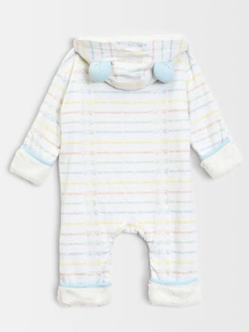 Mi Arcus Peanuts Printed Hooded Jumpsuit for Kids