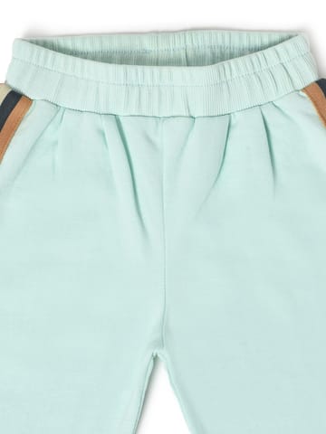 Mi Arcus Cotton Solid Striper Jogger for Kids
