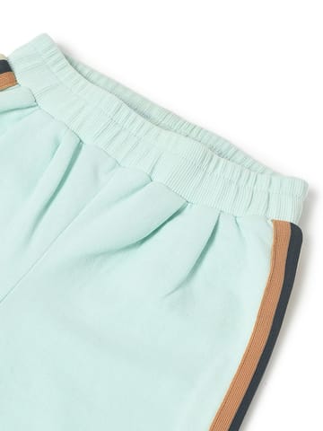 Mi Arcus Cotton Solid Striper Jogger for Kids