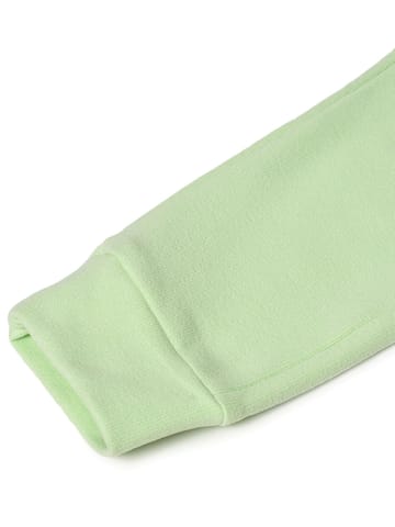 Mi Arcus Solid Green Full Sleeve Top with Pyjama set for Kids