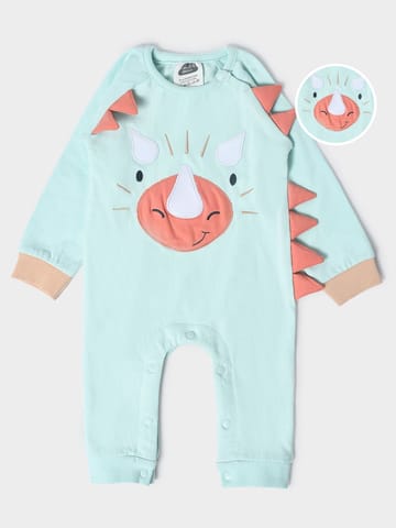 Mi Arcus Dino Printed Raglan Sleeve Sleepsuit for Kids