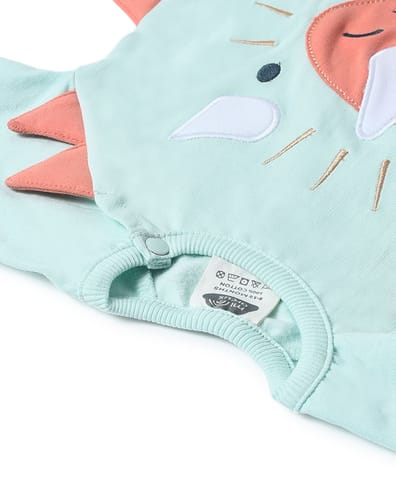 Mi Arcus Dino Printed Raglan Sleeve Sleepsuit for Kids