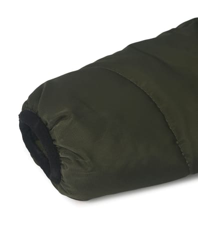 Mi Arcus Reversible Green Hooded Puffer Jacket for Kids