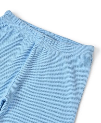 Mi Arcus Blue Collar Sweatshirt with Pyjama Set for Kids